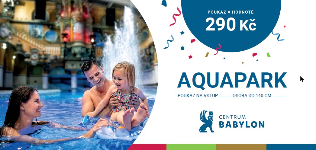 Aquapark - kupon o wartości 290 CZK
